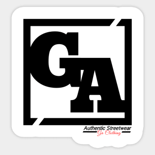 GA LOGO STREETWEAR Sticker